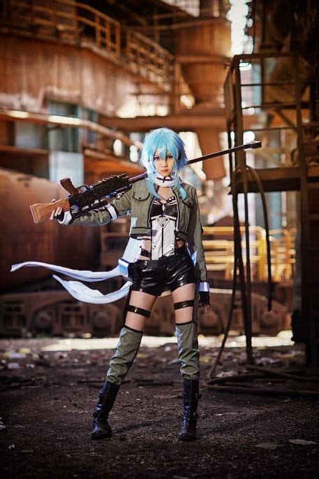 Sword Art Online Sinon Cosplay Costume